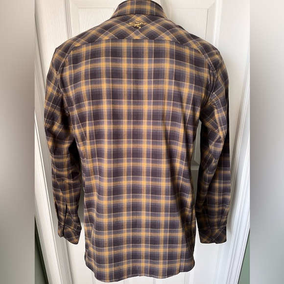 Mens Arcteryx Gryson Long Sleeve Button Up Shirt Size Medium Like NEW EUC - Picture 3 of 12